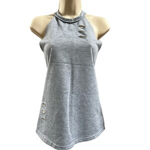Women's Blue/Gray Tank Top Size S